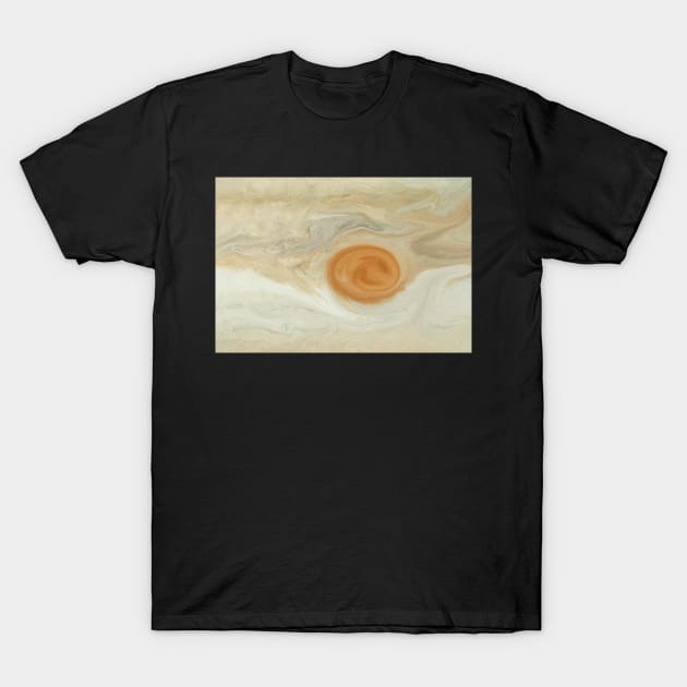 Abstract Painting Jupiter Juno Great Red Spot T-Shirt by HappyGiftArt